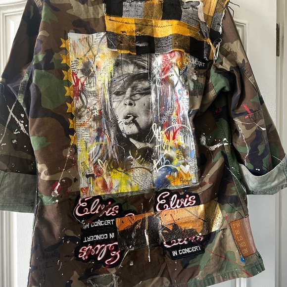 Dust of gods one of a kind army jacket - Picture 3 of 3